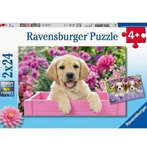 New sealed Ravensburger-2 X 24 Piece Puzzle-Me and My Pal